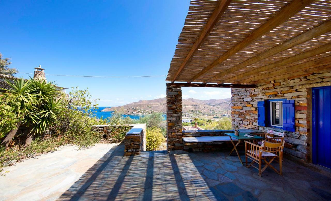 Stone House With A Magical View Villa Otzias Luaran gambar
